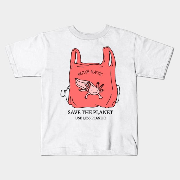 save the planet Kids T-Shirt by FUNNY LIFE